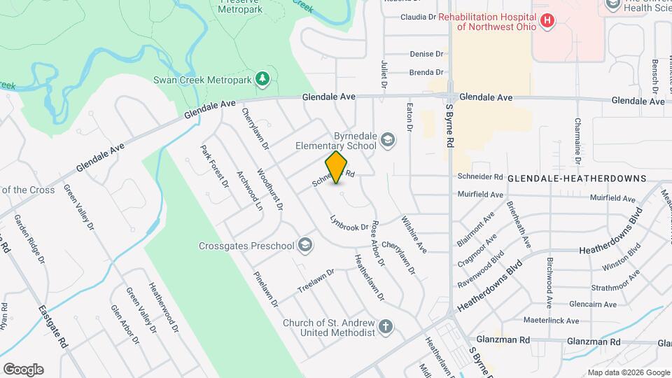 3749 Dewlawn Dr Map and Location Details