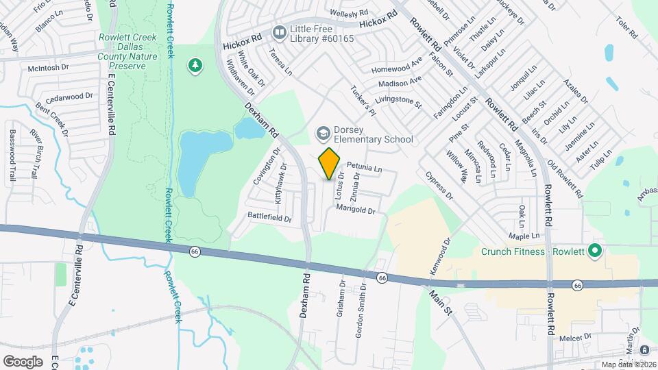 5809 Petunia Ln Map and Location Details