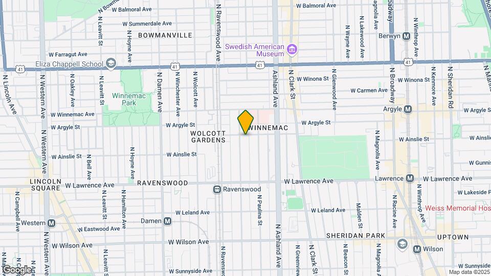 4893 N Hermitage Ave Mapa y Detalles de la Ubicación