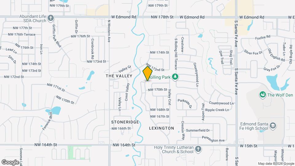 17116 Sunny Hollow Rd Map and Location Details