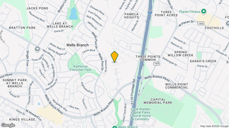 1832 Camas Dr Map and Location Details