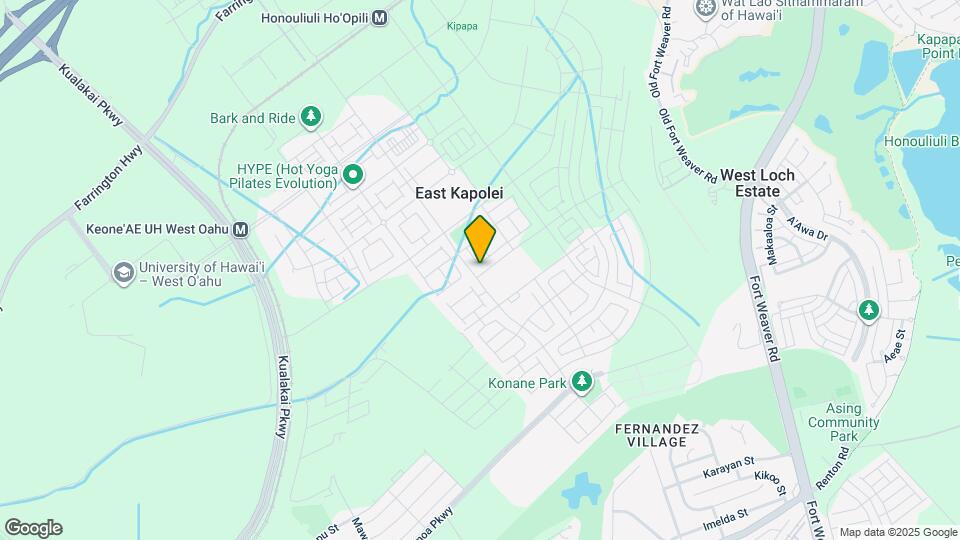 91-1321-1321 Hoomahua St Mapa y Detalles de la Ubicación