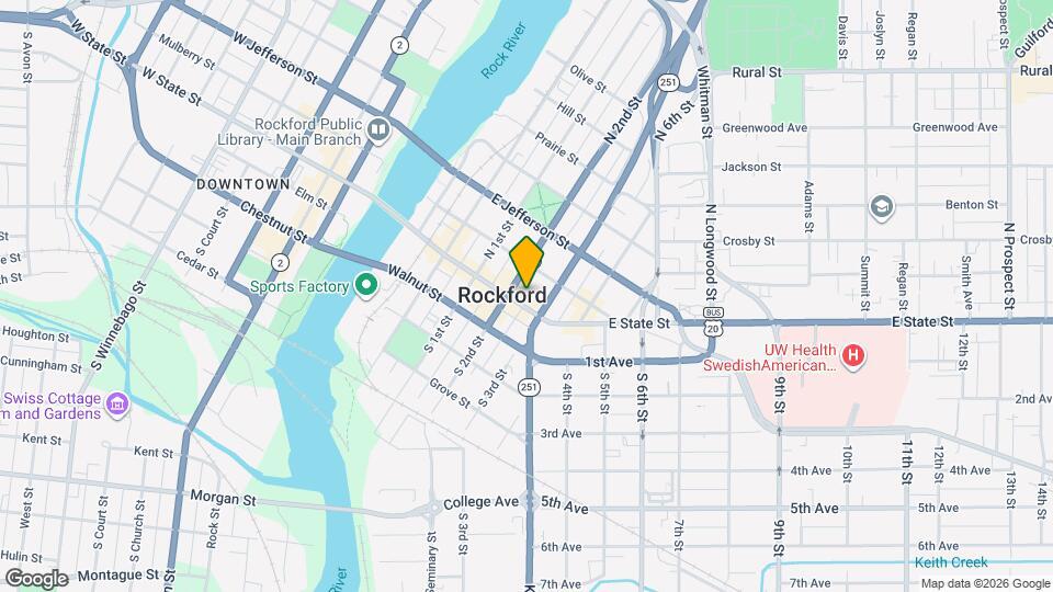 514 E State St Map and Location Details