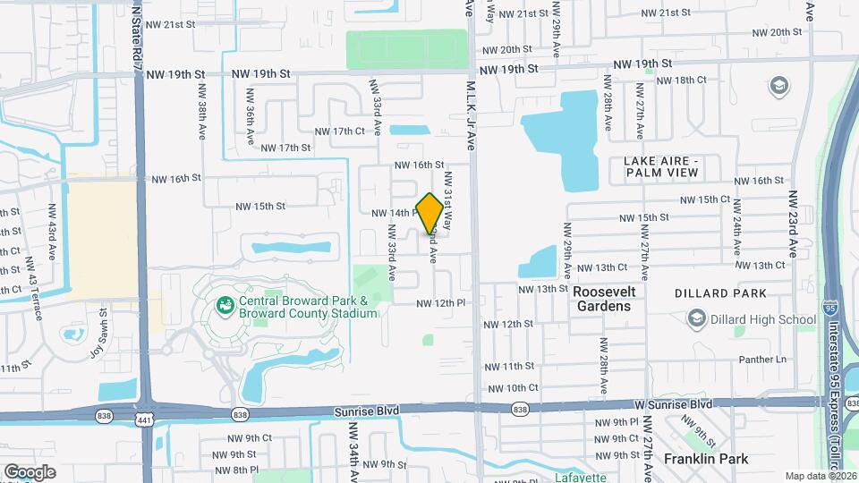 1421 NW 32nd Ave Mapa y Detalles de la Ubicación