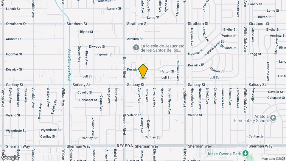 18347 Saticoy St Map and Location Details