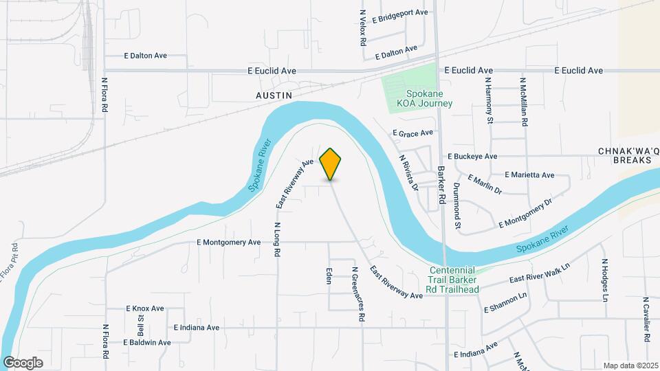 18112 E Riverway Ave Map and Location Details