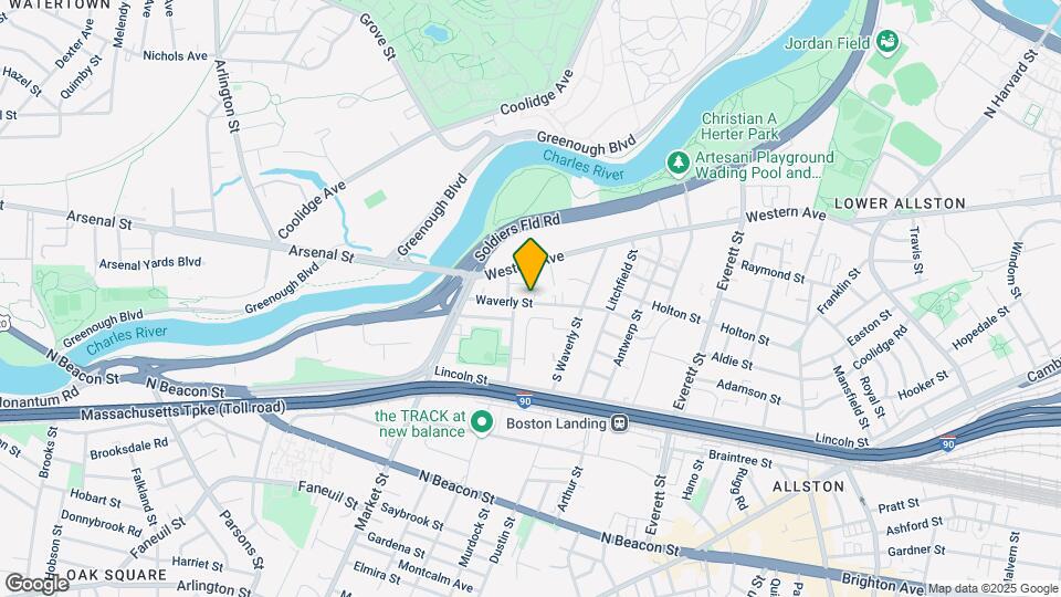 34 Waverly St, Unit 34 Waverly Street Map and Location Details