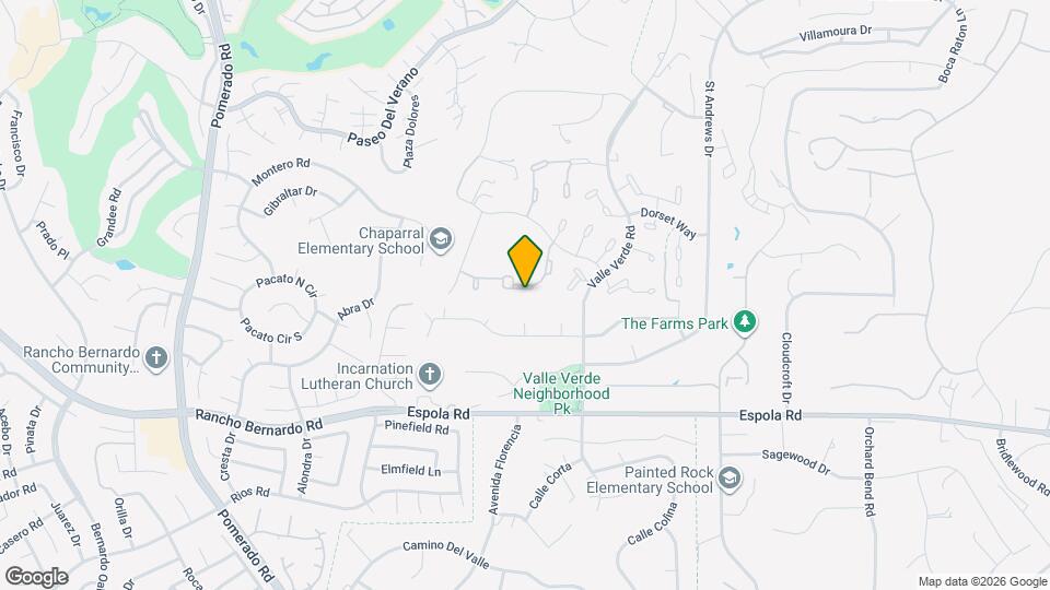 13025 Pomard Way Map and Location Details