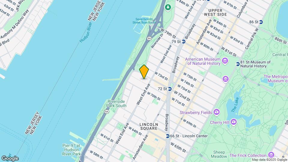 311 W 71st St Mapa y Detalles de la Ubicación