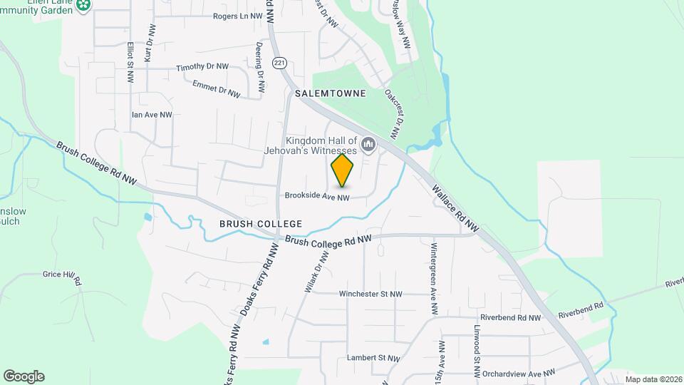 1865 Brookside Ave NW Map and Location Details