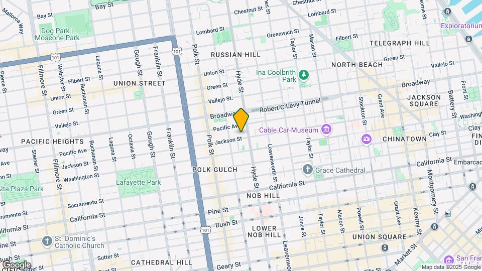 1434 Jackson St Map and Location Details