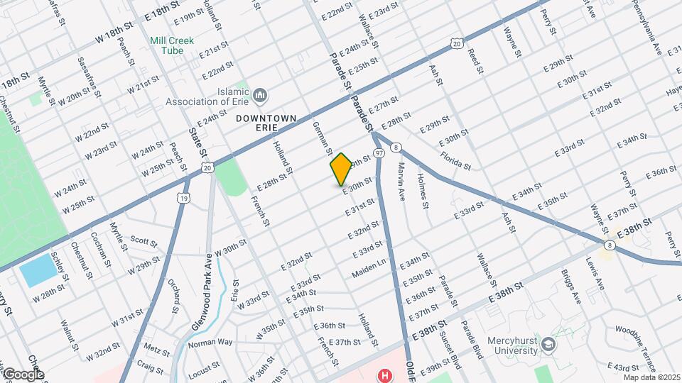 254 E 30th St Map and Location Details