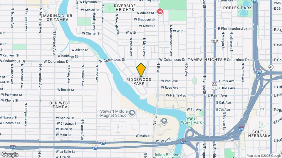 807 W Park Ave Map and Location Details