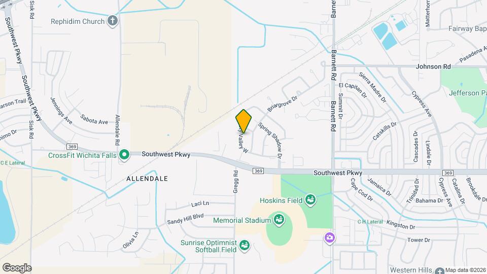 4605 Misty Valley W Map and Location Details