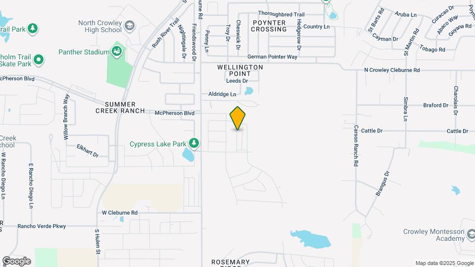 9617 Brickridge Ln Map and Location Details