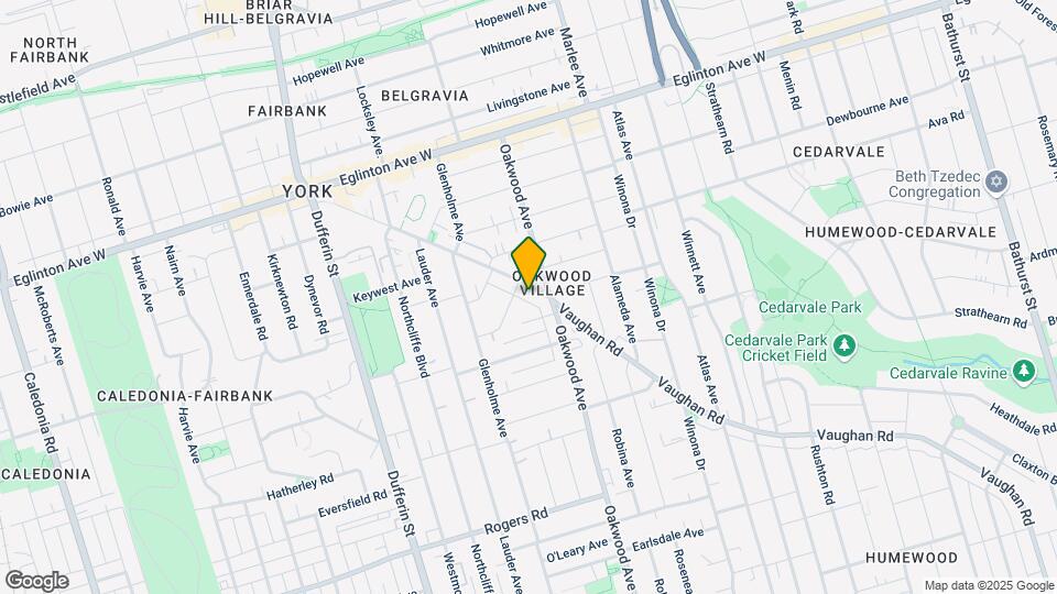 642 Vaughan Rd Map and Location Details