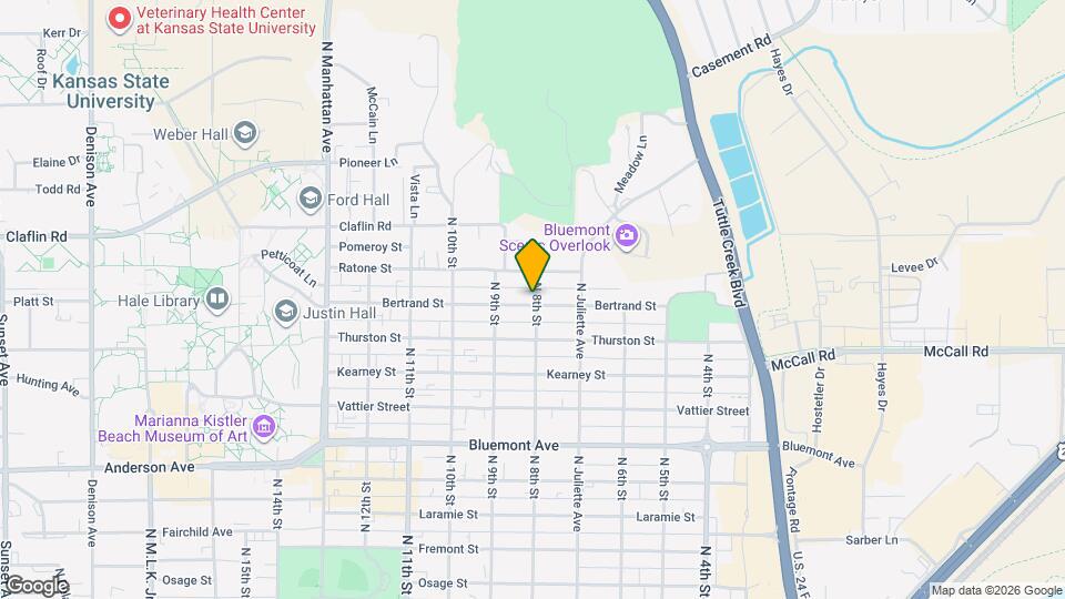 800 Bertrand St Map and Location Details