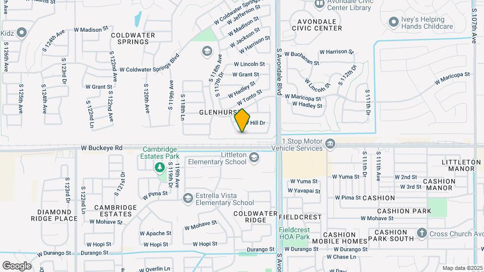 11621 W Western Ave Map and Location Details