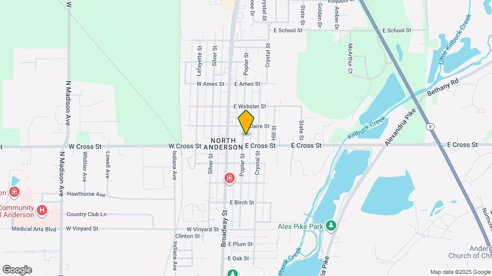 2016 Poplar St Mapa y Detalles de la Ubicación