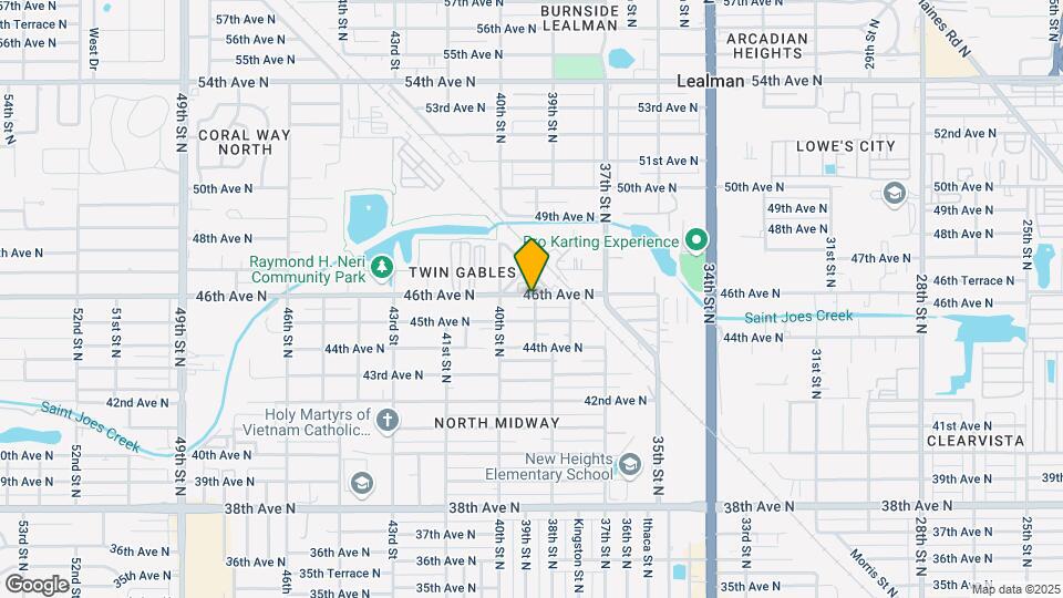 3900 46th Ave N Map and Location Details