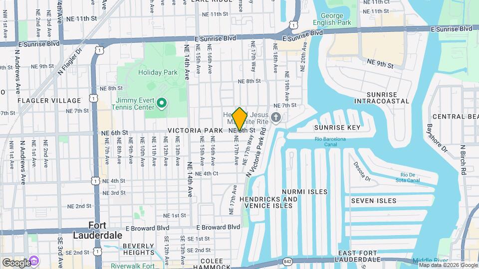540 NE 17th Ave Map and Location Details