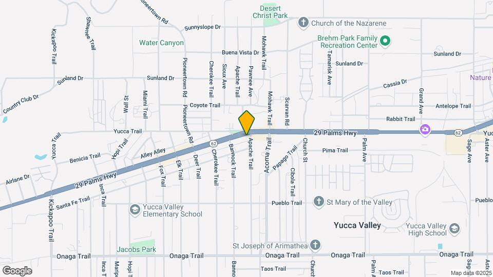 56079 29 Palms Hwy Map and Location Details