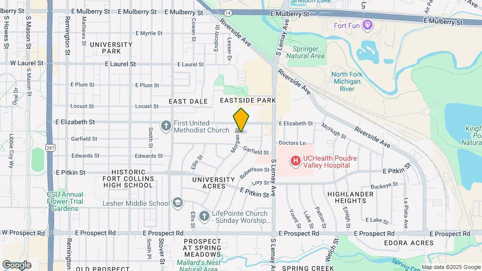 1012 Morgan St Map and Location Details