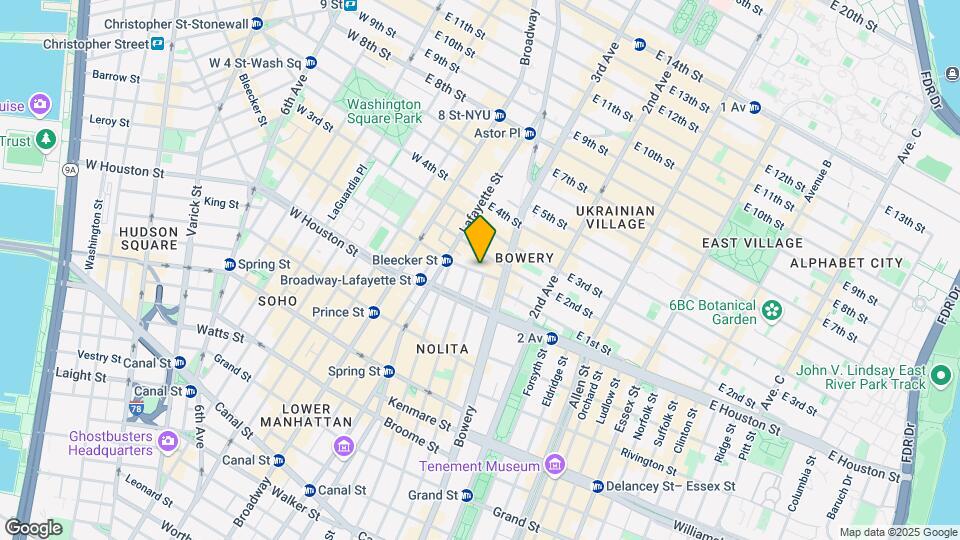 17-19 Bleecker St Map and Location Details