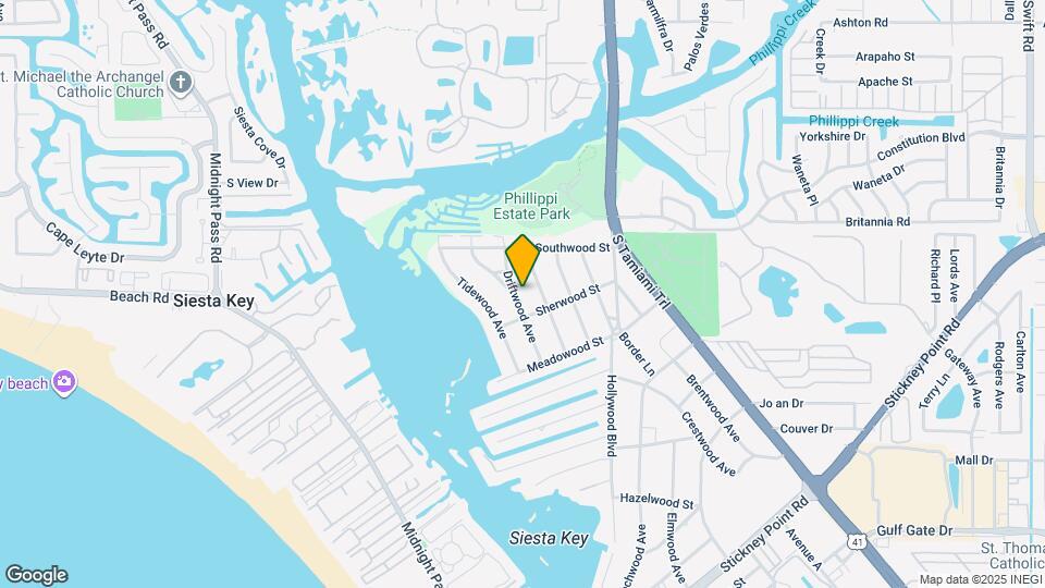 5849 Driftwood Ave Map and Location Details