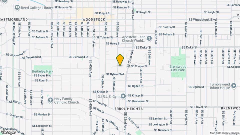 6832 SE 50th Ave Map and Location Details