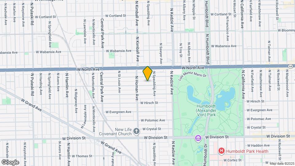 3324 W Le Moyne St-Unit -1 Map and Location Details