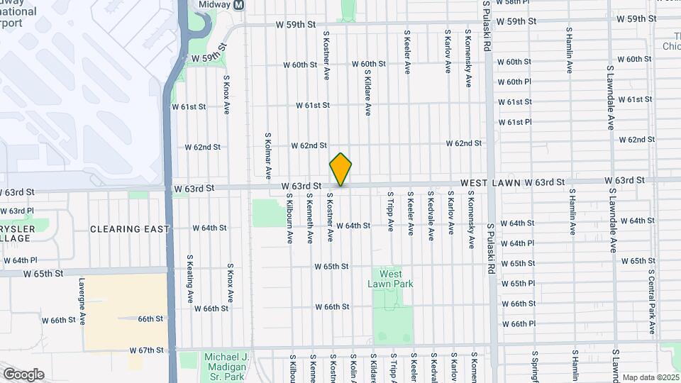 4345-4347 W 63rd St Map and Location Details