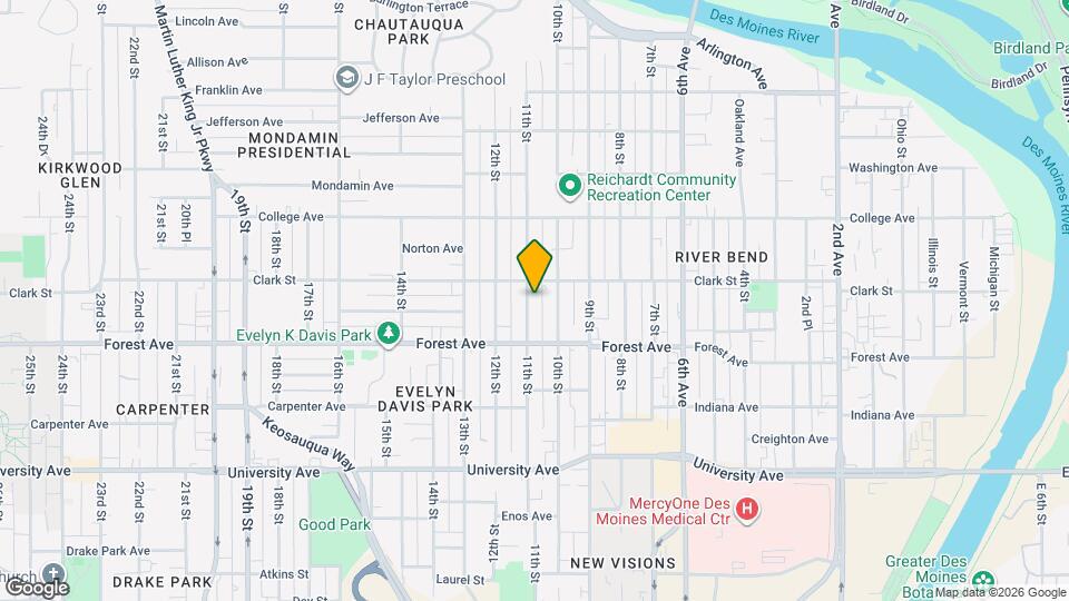 1437-1439 11th St Mapa y Detalles de la Ubicación