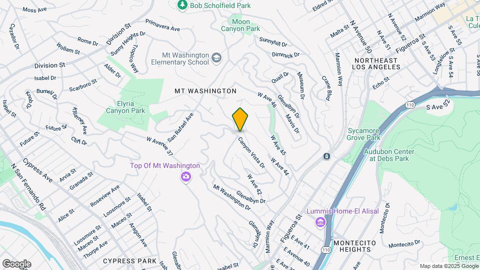 485 Canyon Vista Dr Map and Location Details