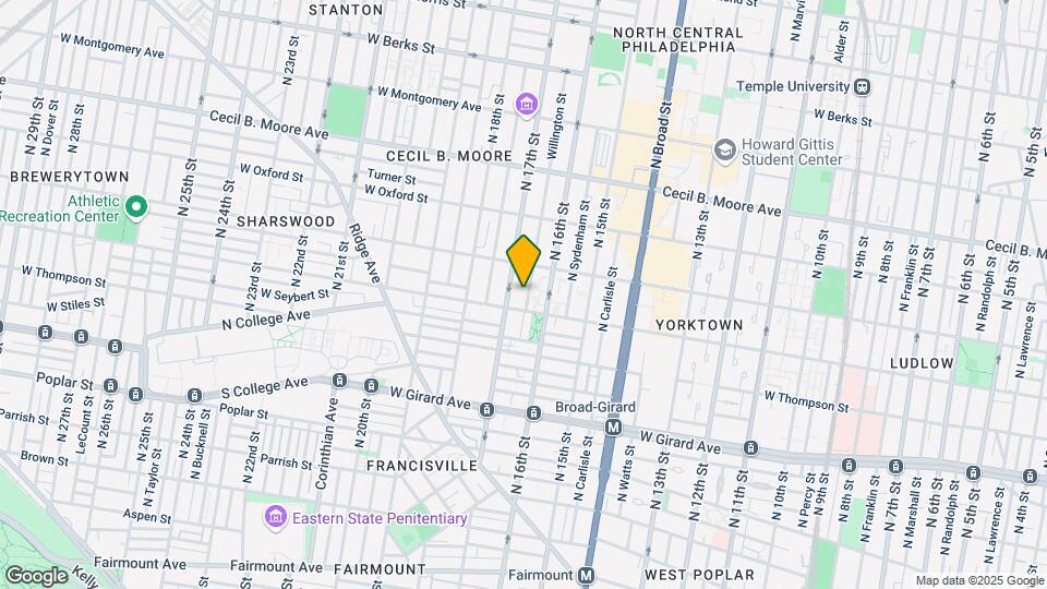 1410 N Willington St, Unit 1 Mapa y Detalles de la Ubicación