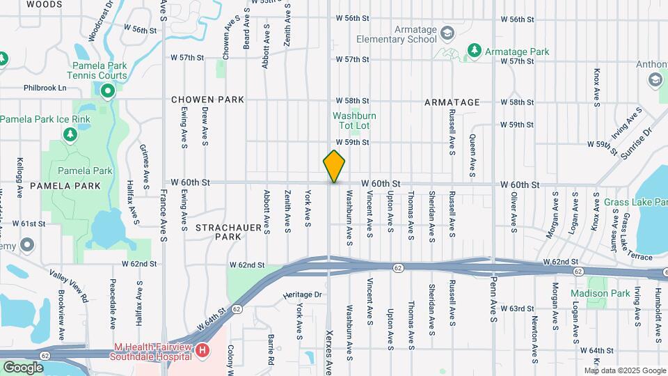 3015 W 60th St Map and Location Details