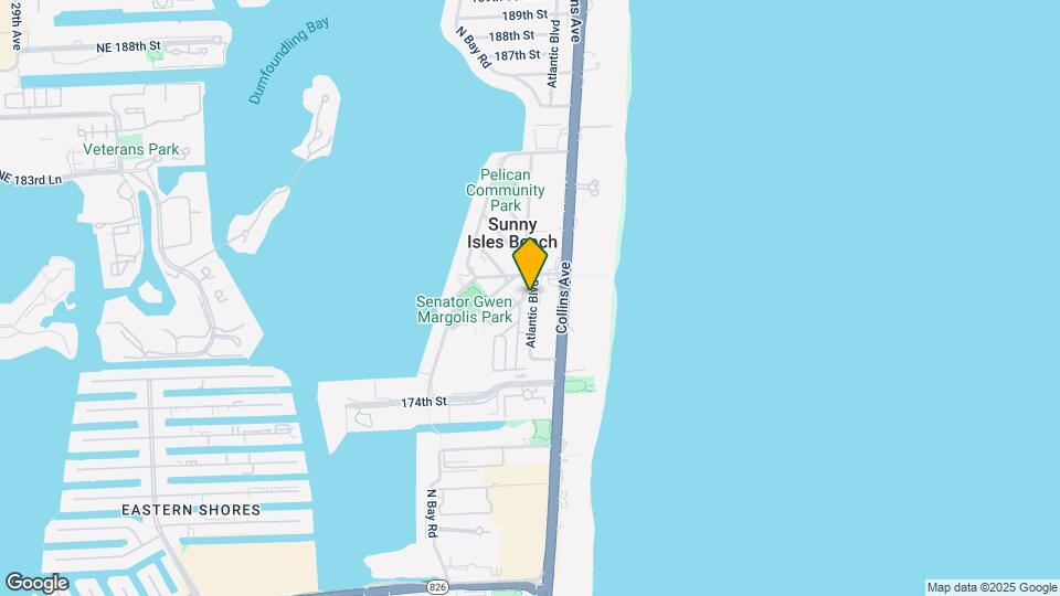17560 Atlantic Blvd Map and Location Details