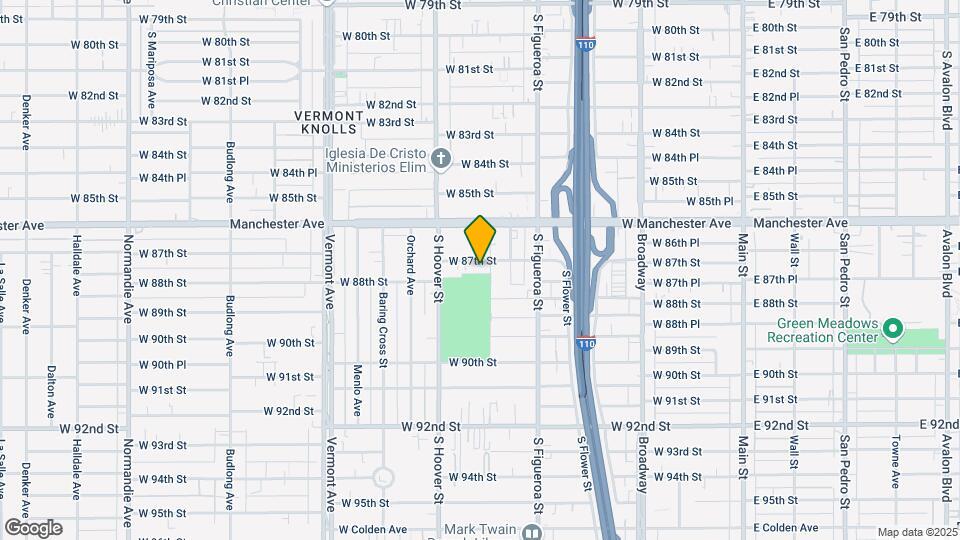 612 W 87th St Map and Location Details