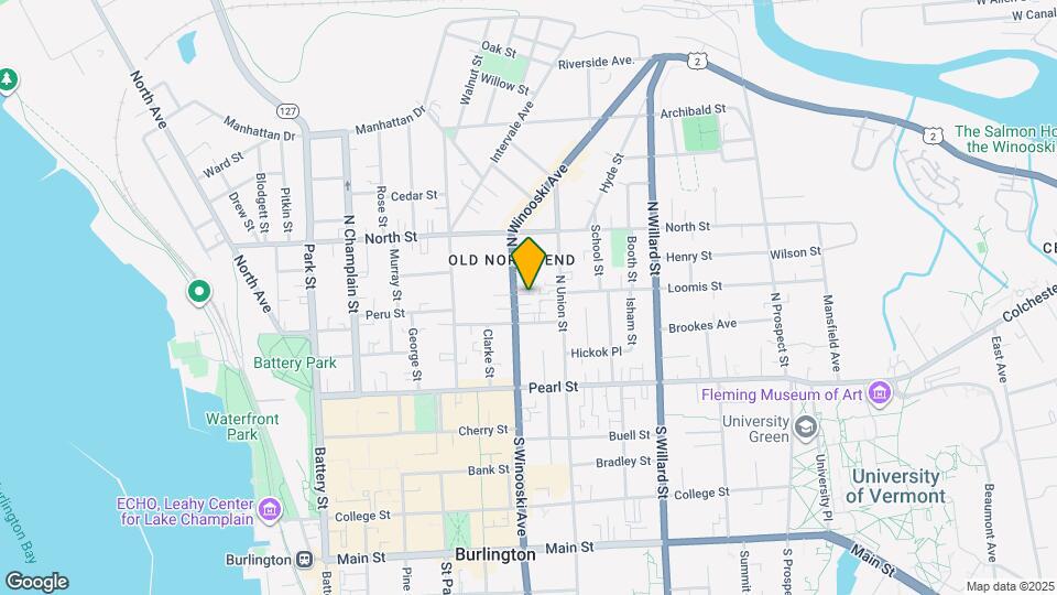 86-88-88 N Winooski Ave Map and Location Details