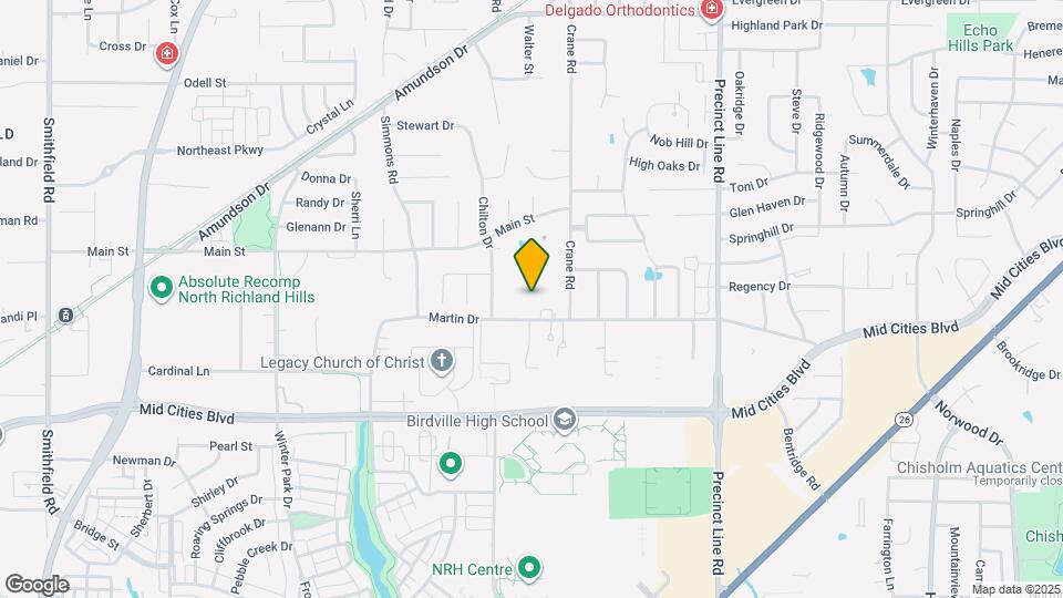 8901 Marti Ln Map and Location Details