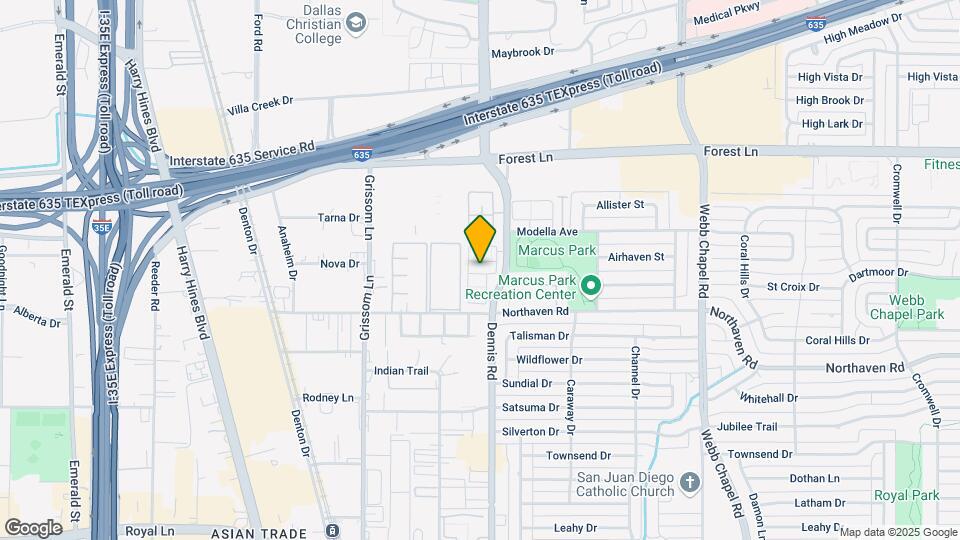Northaven Park Apartments Map and Location Details