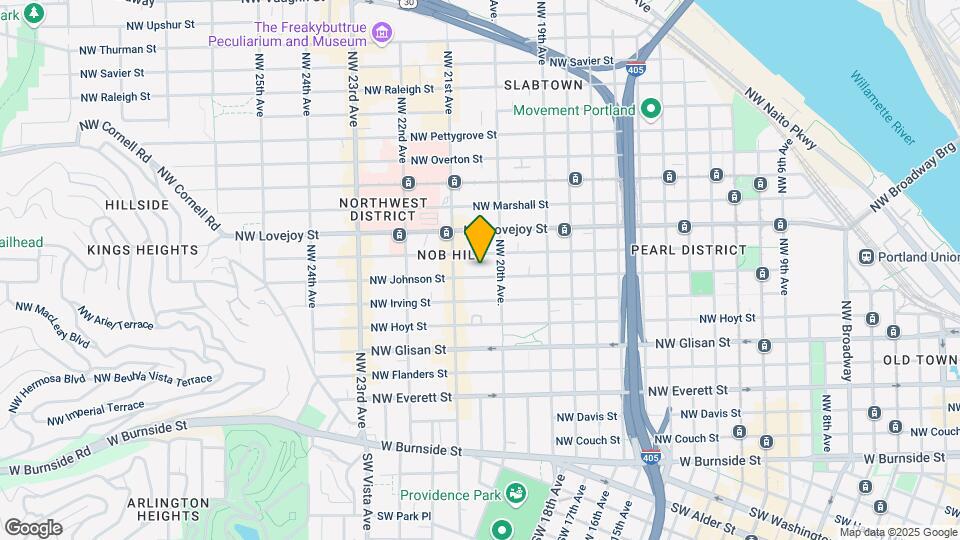 2043 NW Johnson St Map and Location Details