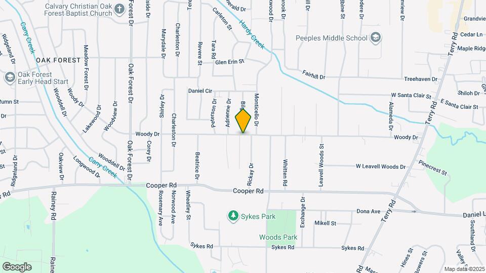 106 E Woodcrest Dr Map and Location Details