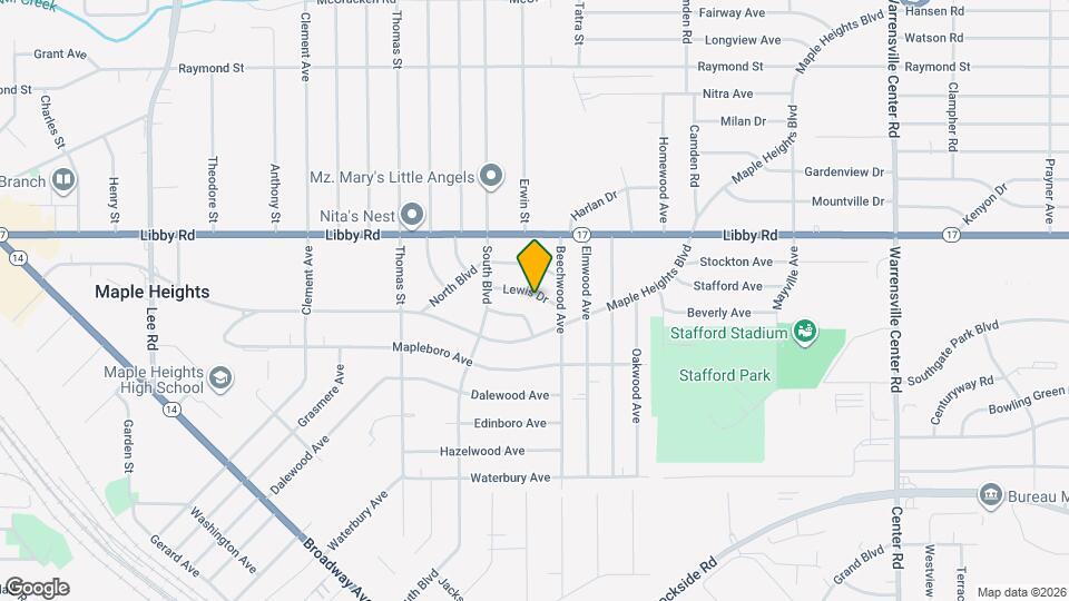 18406 Lewis Dr Mapa y Detalles de la Ubicación