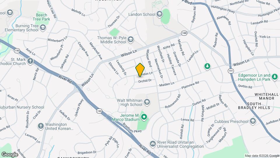6403 Orchid Dr Map and Location Details
