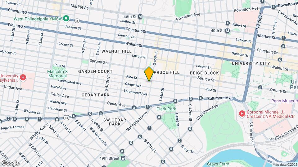 4504 Pine Street Mapa y Detalles de la Ubicación