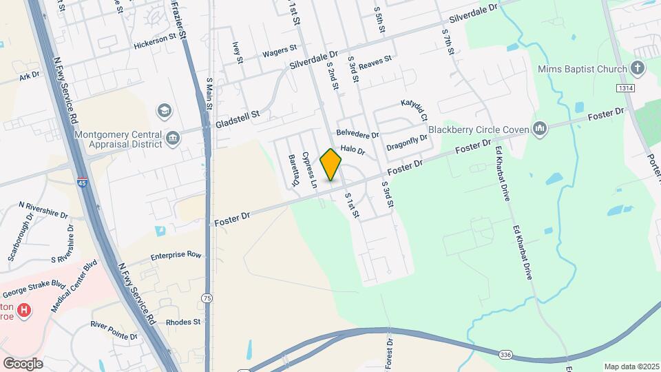 701 Foster Dr Map and Location Details