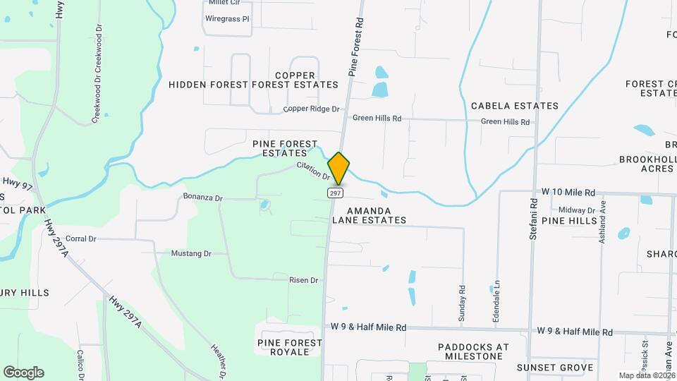 3308 Pine Forest Rd Map and Location Details