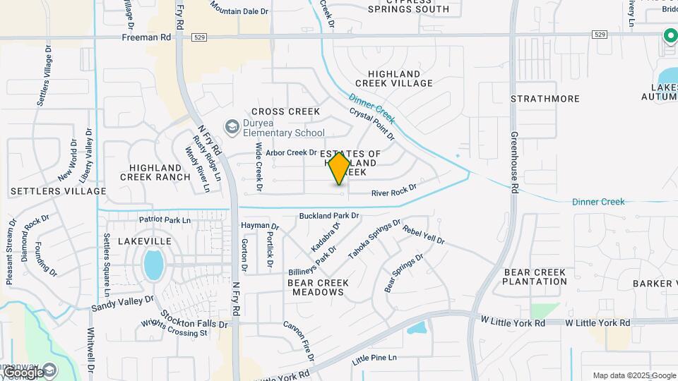 19910 Cresent Creek Dr Map and Location Details
