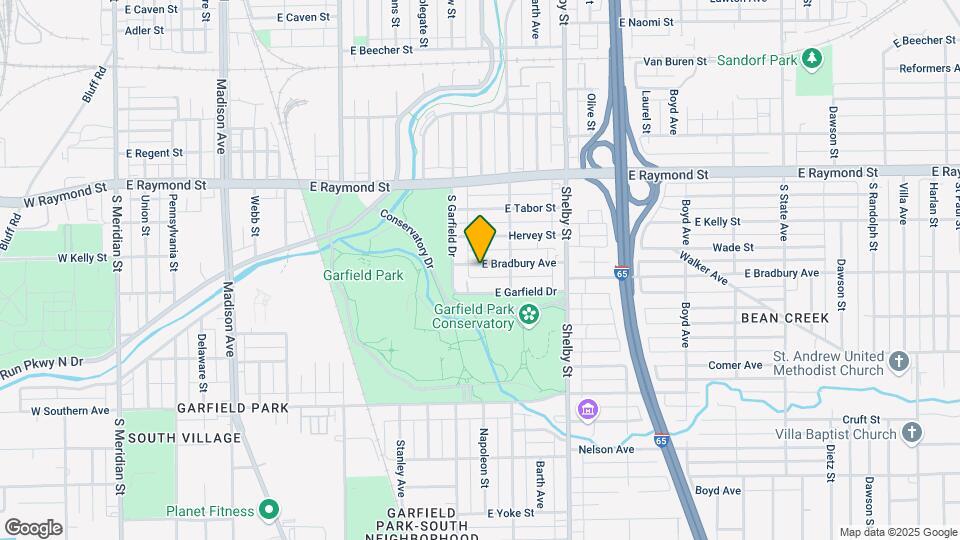 929 E Bradbury Ave Map and Location Details
